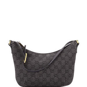 Gucci Small Vintage Pochette Shoulder Bag GG Canvas